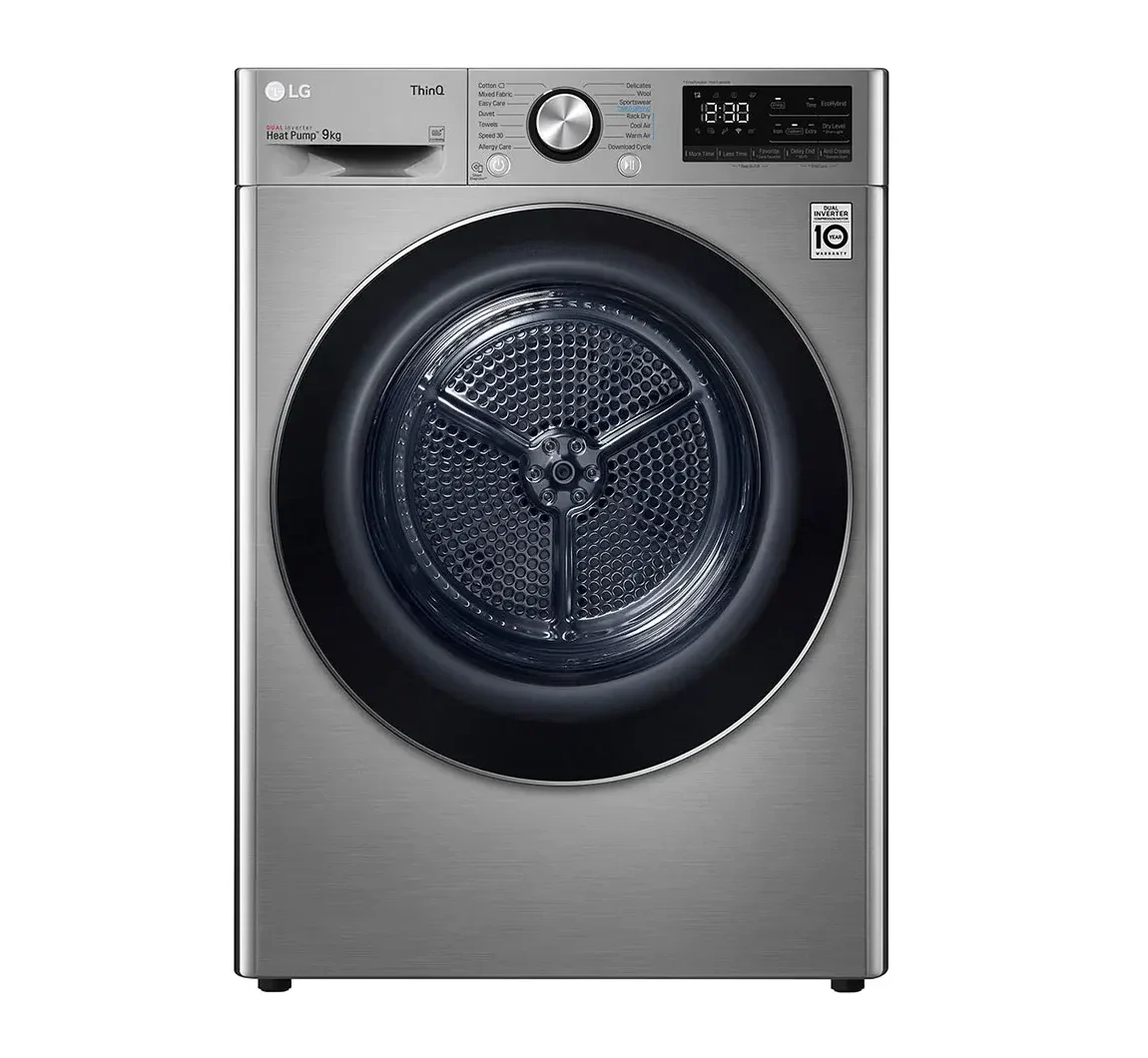 LG Front Loader Dual Inverter HeatPump Compressor™ Dryer 9.0Kg [Made in Korea]
