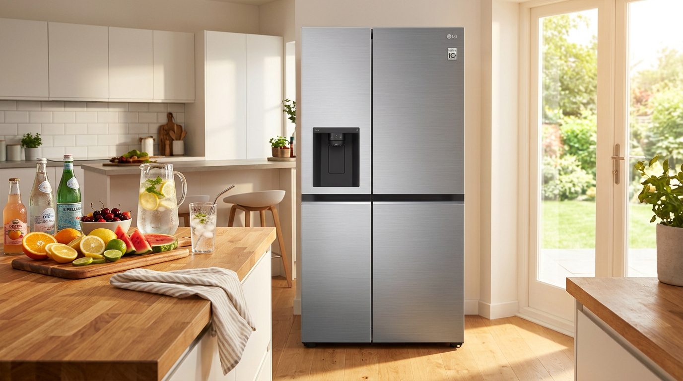 LG Side by Side Refrigerator 611L Net Capacity