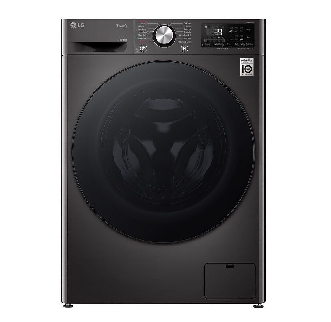LG Front Loader Washer Dryer 11Kg Washer | 6Kg Dryer