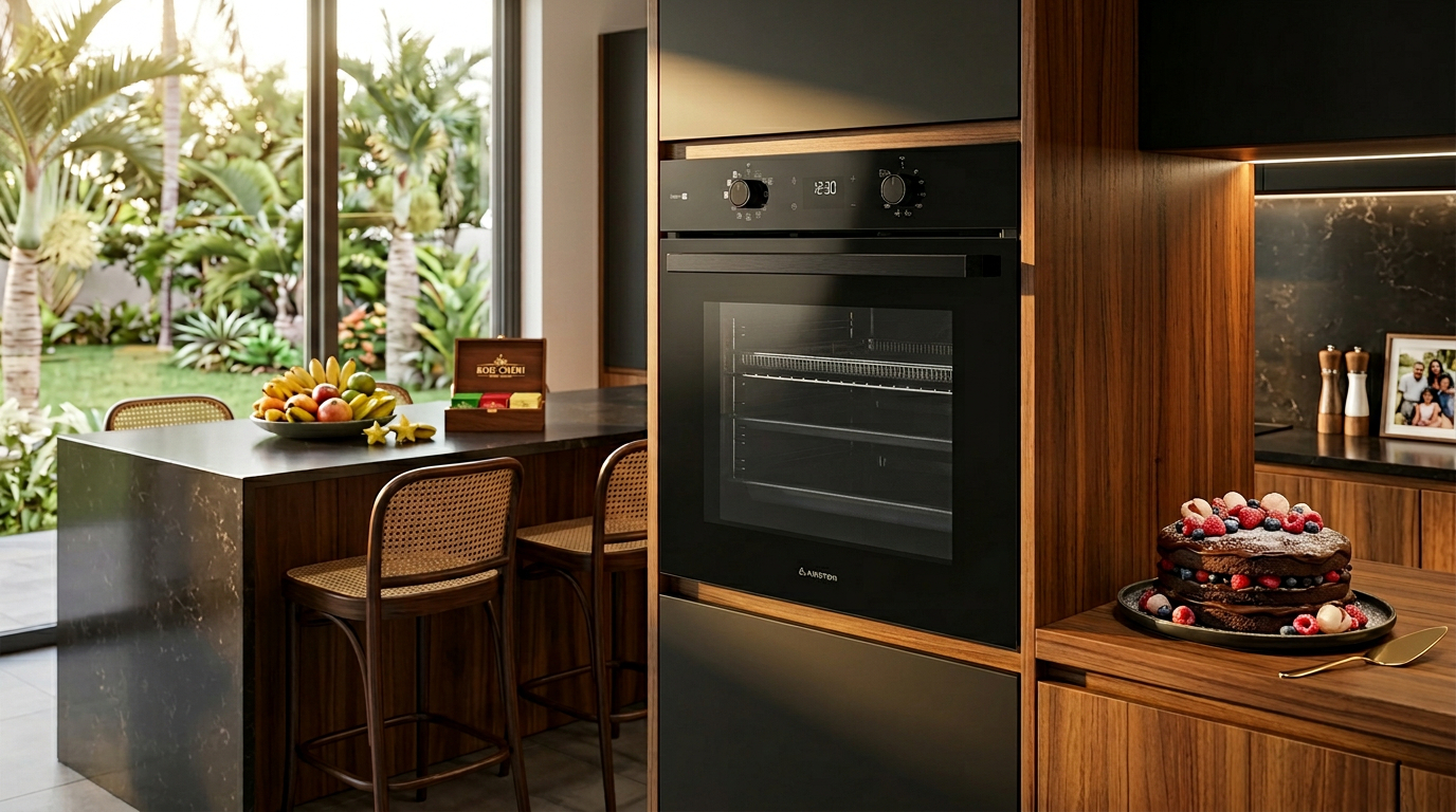 ARISTON Built-In Ventilated Oven with Steam 60cm 71L