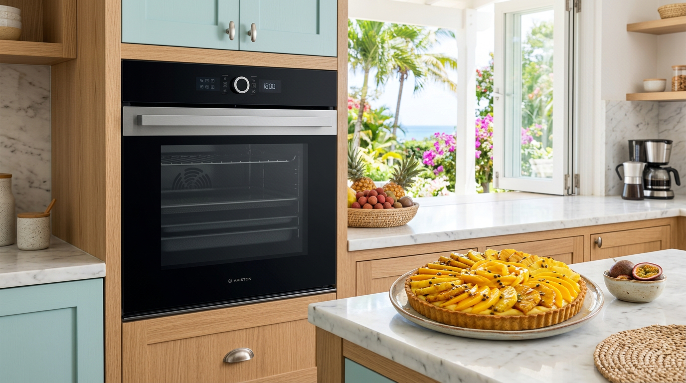 ARISTON Built-In Ventilated Oven with Steam 60cm 71L
