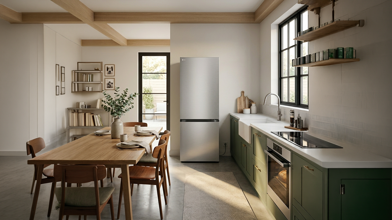 LLG Combi Refrigerator 335L Net Capacity