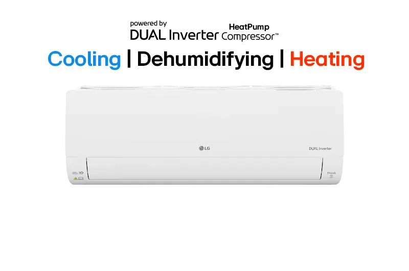 LG Air Conditioner Wall Mounted DUALCOOL Inverter 18KBtu|Hr
